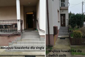 Do wynajęcia dwie kawalerki w willi.