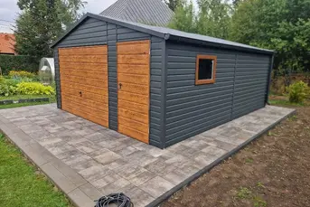 Garaże blaszane producent, blaszak drewnopodobne 