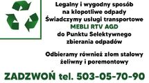 OPRÓŻNIANIE MIESZKAŃ - WYWÓZ GABARYTÓW - WYWÓZ GRUZU - ODBIÓR ZŁOMU