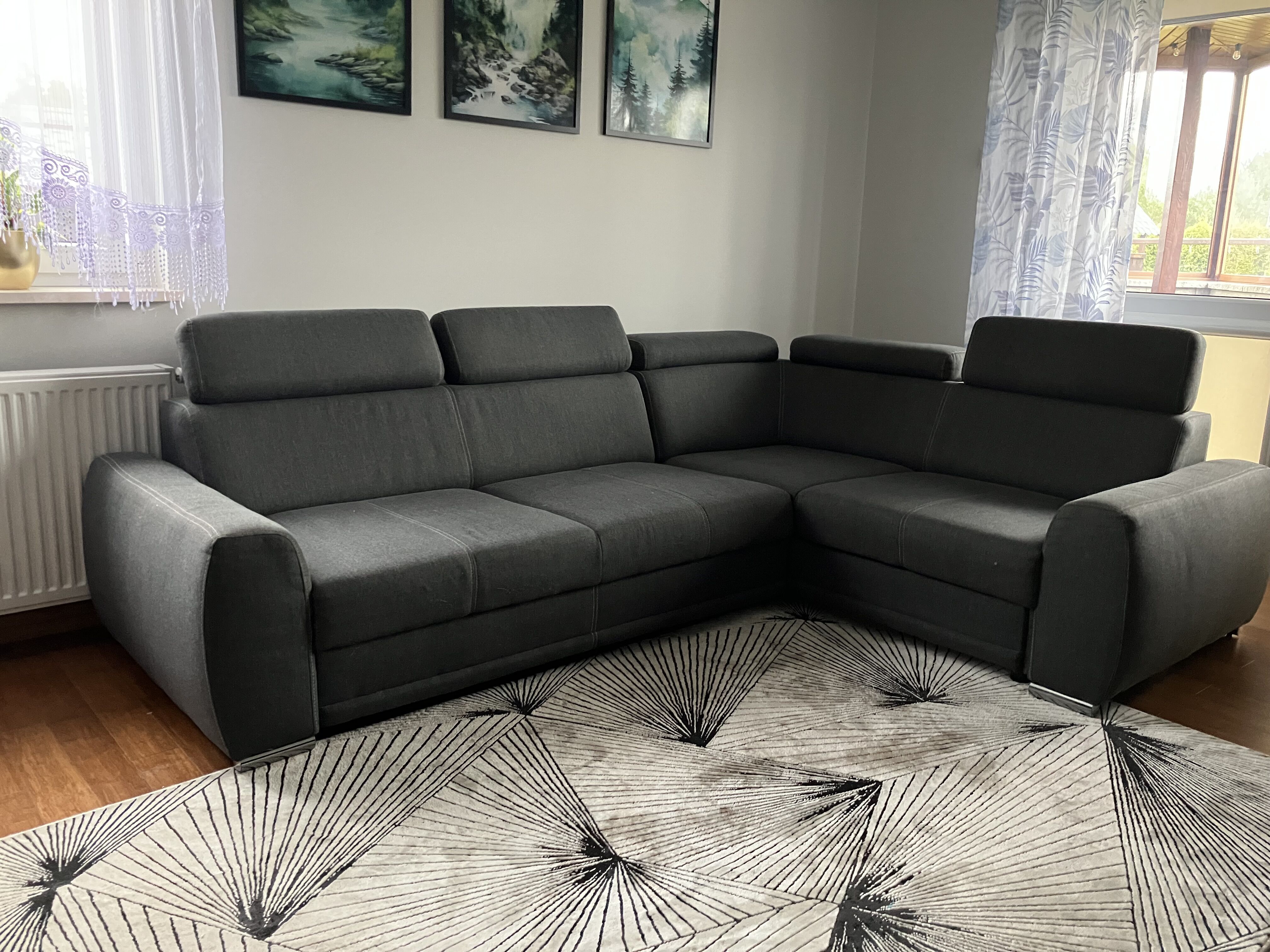 Narożnik z funkcją spania