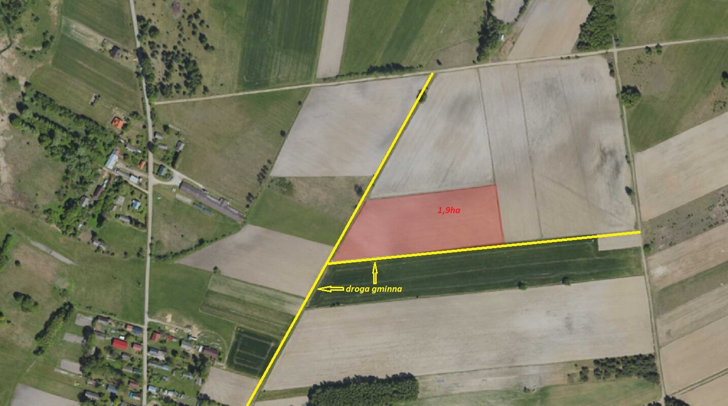 Działka rolna Sieśki, gm. Zabłudów