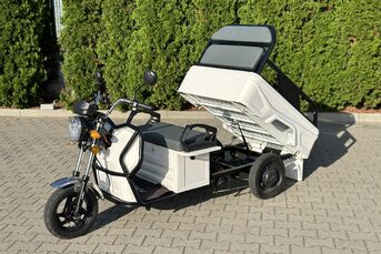 Elektryczny trójkołowiec z kiprem BEZ PRAWA JAZDY!