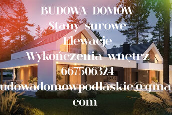 Budowa domów. Stany surowe, Elewacje, Wykończenia