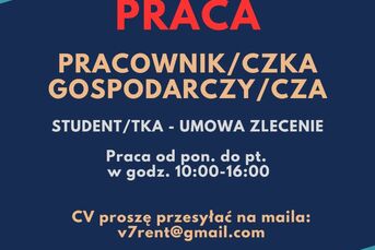 Pracownik/czka gospodarczy/cza