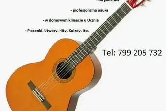 Kurs GITARY i UKULELE + ŚPIEW Białystok okolice