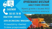 OPRÓŻNIANIE MIESZKAŃ /SPRZĄTANIE PIWNIC GARAŻY
