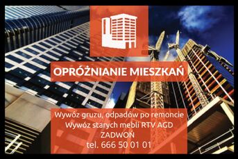 TRANSPORT BUSEM - OPRÓŻNIANIE MIESZKAŃ / PIWNIC