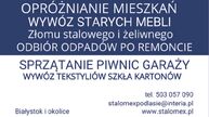 TRANSPORT BUSEM - OPRÓŻNIANIE MIESZKAŃ / PIWNIC
