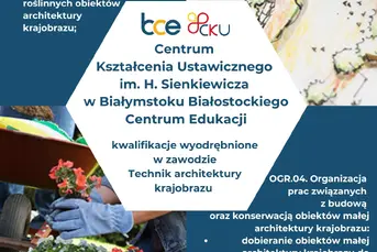 Kursy w zawodzie technik architektury krajobrazu