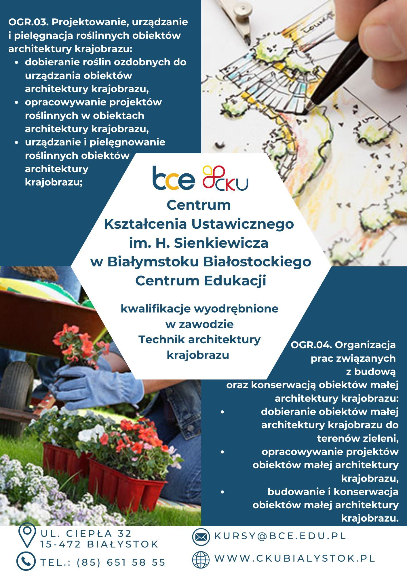 Kursy w zawodzie technik architektury krajobrazu