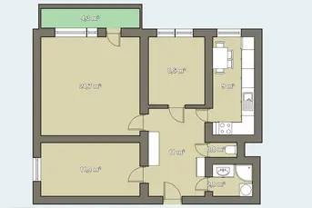 BEZPOŚREDNIO | 3 POKOJE | PARTER | SŁONECZNY STOK