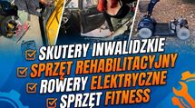 Naprawy skuterów inwalidzkich, rowerów  