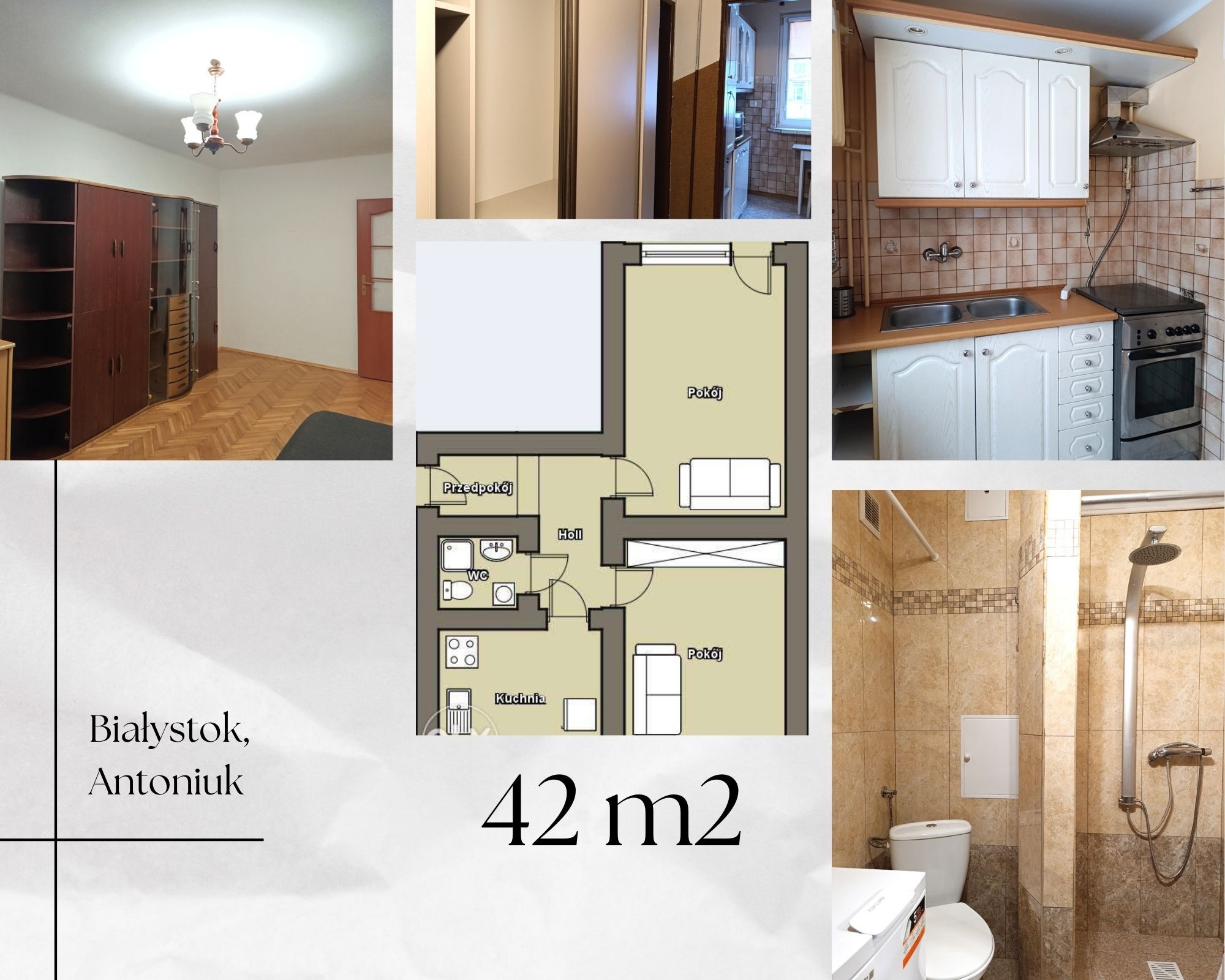 Do wynajęcia mieszkanie – Antoniuk, Białystok