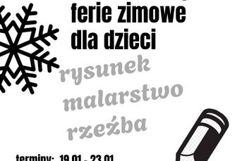 Rysunek malarstwo i rzeźba dla dzieci - ferie 