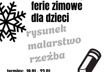 Rysunek malarstwo i rzeźba dla dzieci - ferie 