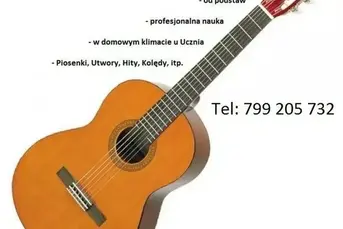 Nauka GITARY i UKULELE Białystok i okolice 