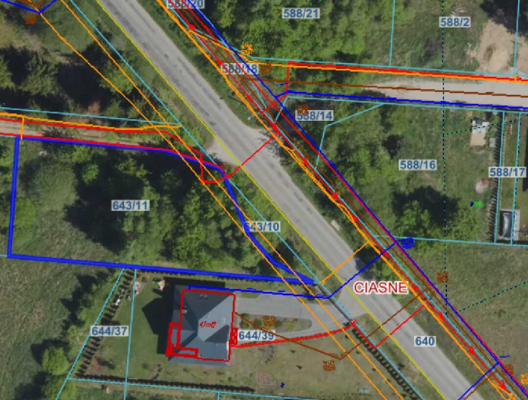 Działka budowlana 1292 m2 - Ciasne | WZ na dom | dojazd asfaltowy