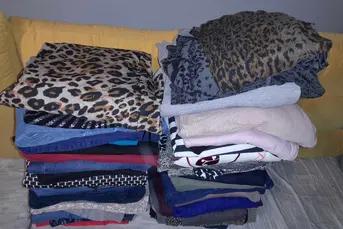 2 kartony ubrań damskich 