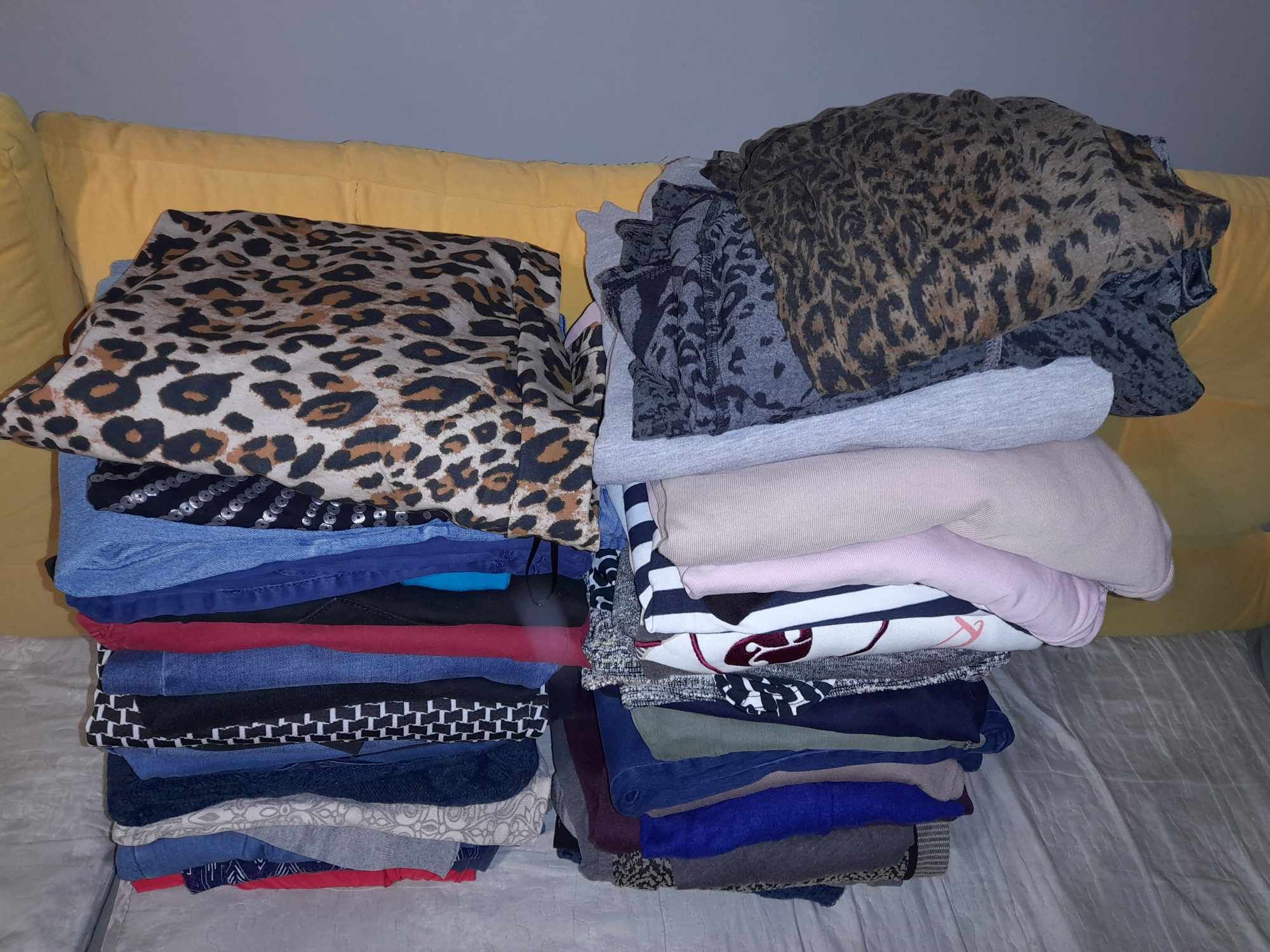 2 kartony ubrań damskich 