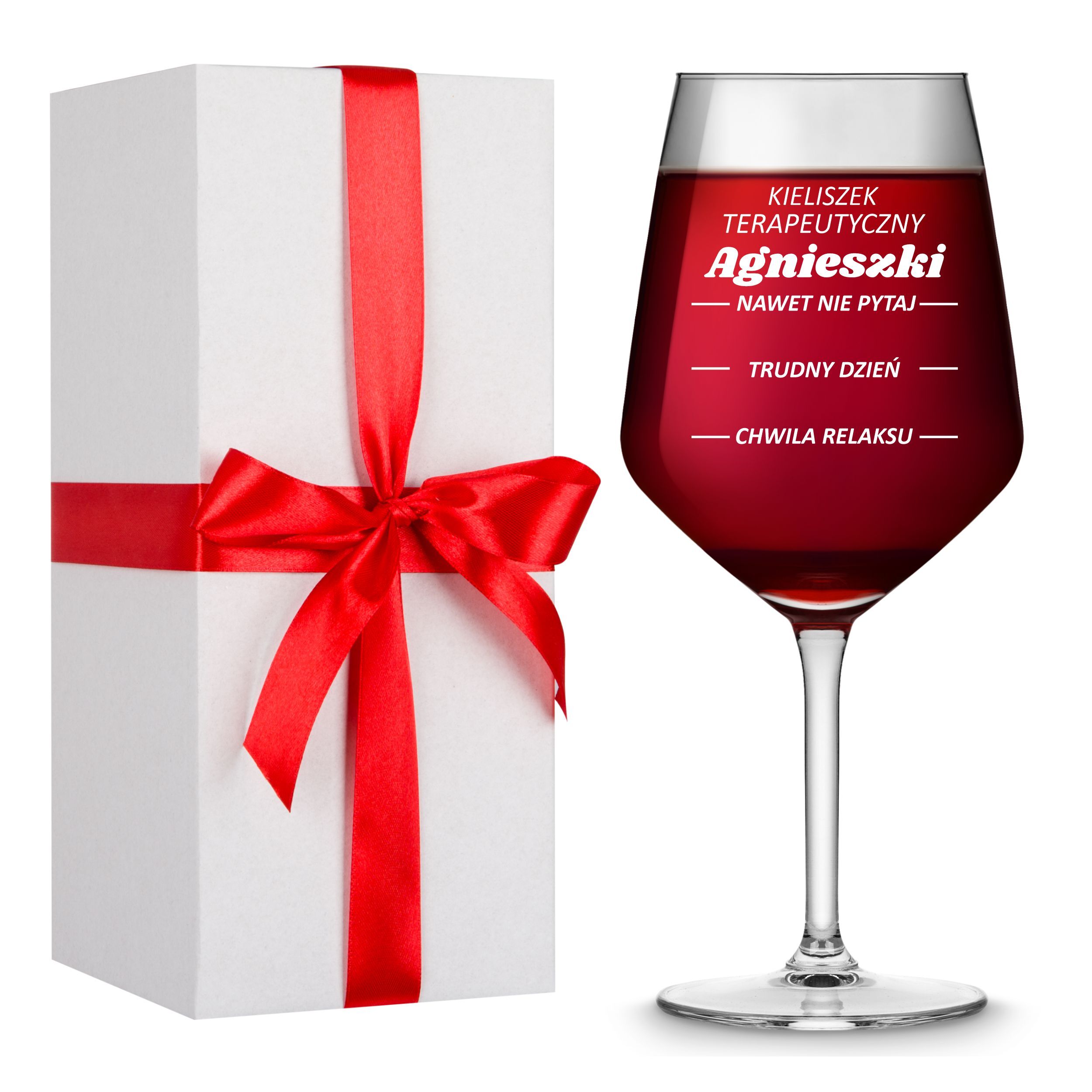 kieliszki do wina z grawerem na prezent
