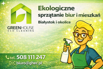 Ekologiczne sprzątanie biur i mieszkań 