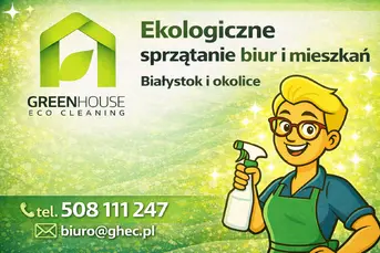  Ekologiczne sprzątanie biur i mieszkań 