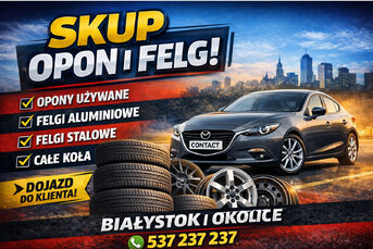 SKUP OPON I FELG - Białystok 