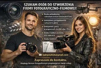 Oferuję Prace Fotografom