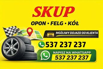 S K U P   Opon i felg - Białystok Tel. 537 237 237