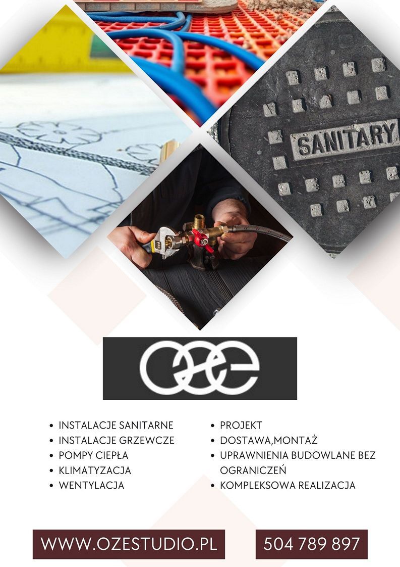 HYDRAULIKA POMPY CIEPŁA KLIMATYZACJA OZE STUDIO 