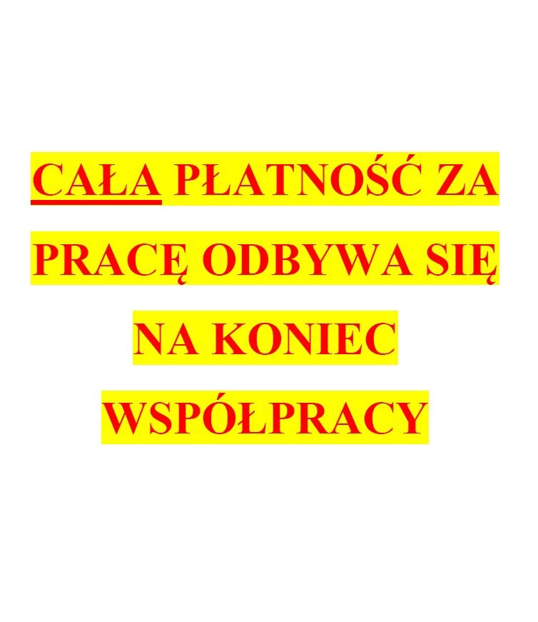 PRACE MAGISTERSKIE, LICENCJACKIE, INŻYNIERSKIE – PŁATNOŚĆ PO OTRZYMANIU CAŁOŚCI