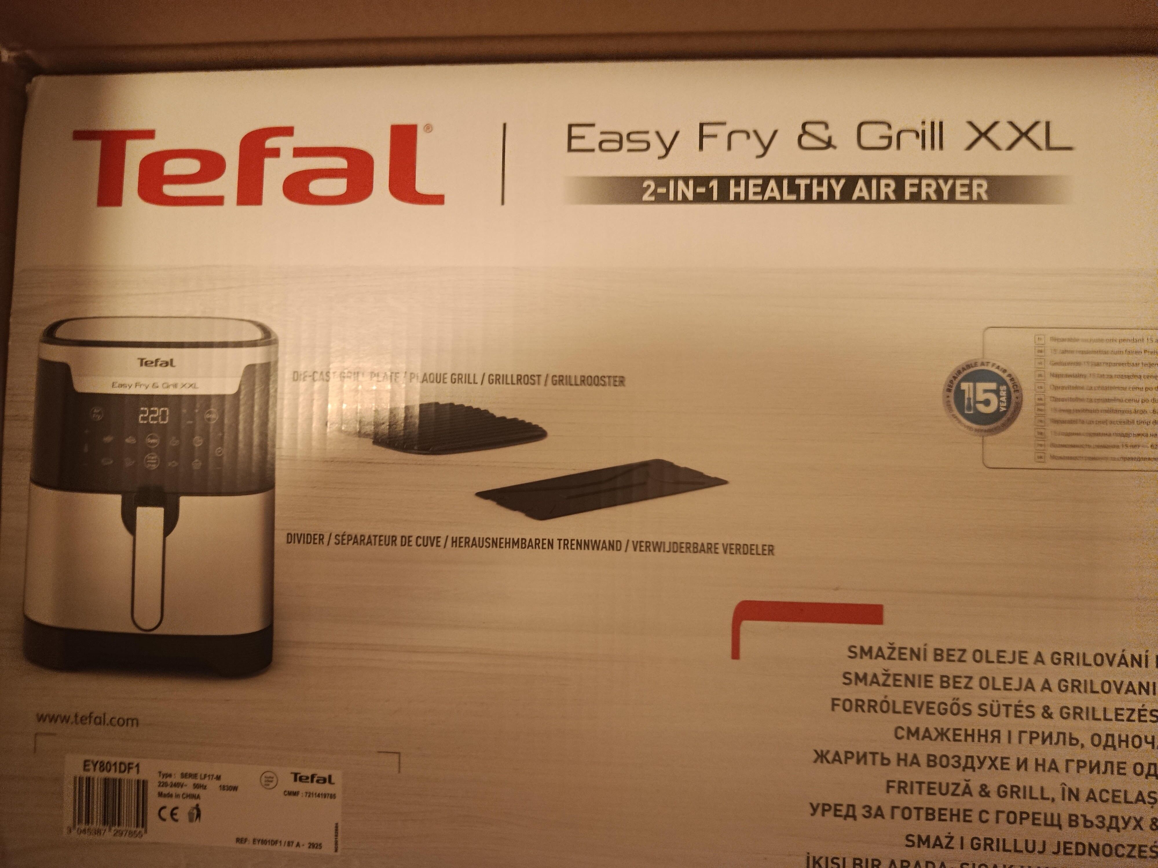 Sprzedam nową frytkownicę beztłuszczową Tefal
