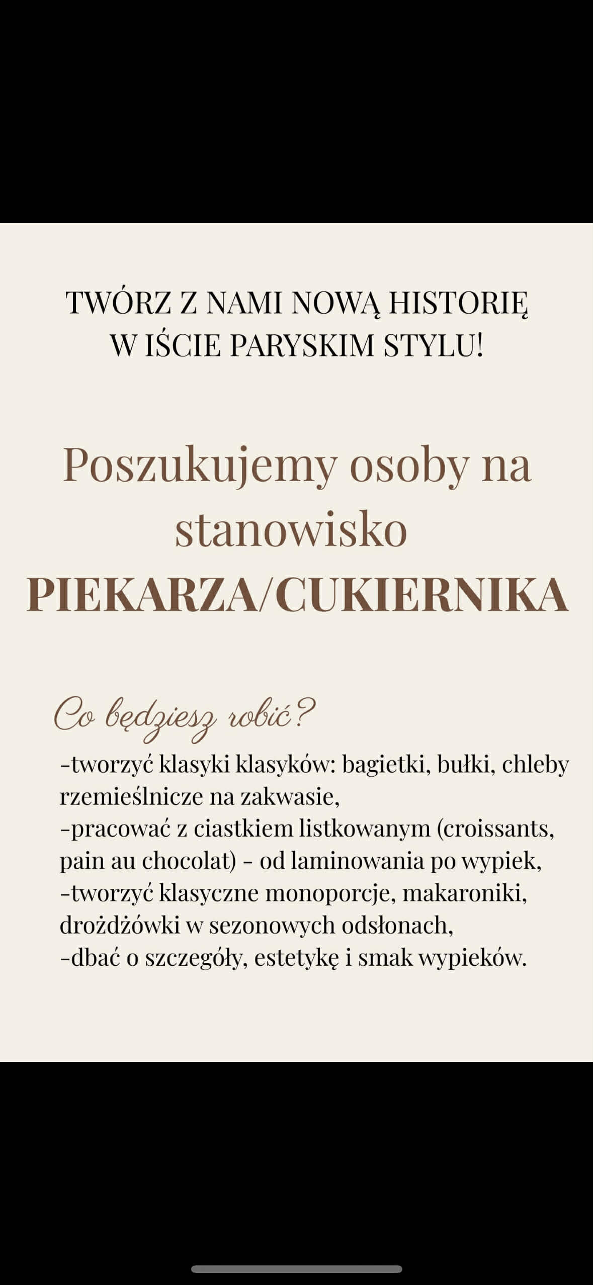 Stanowisko Piekrz/Cukiernik