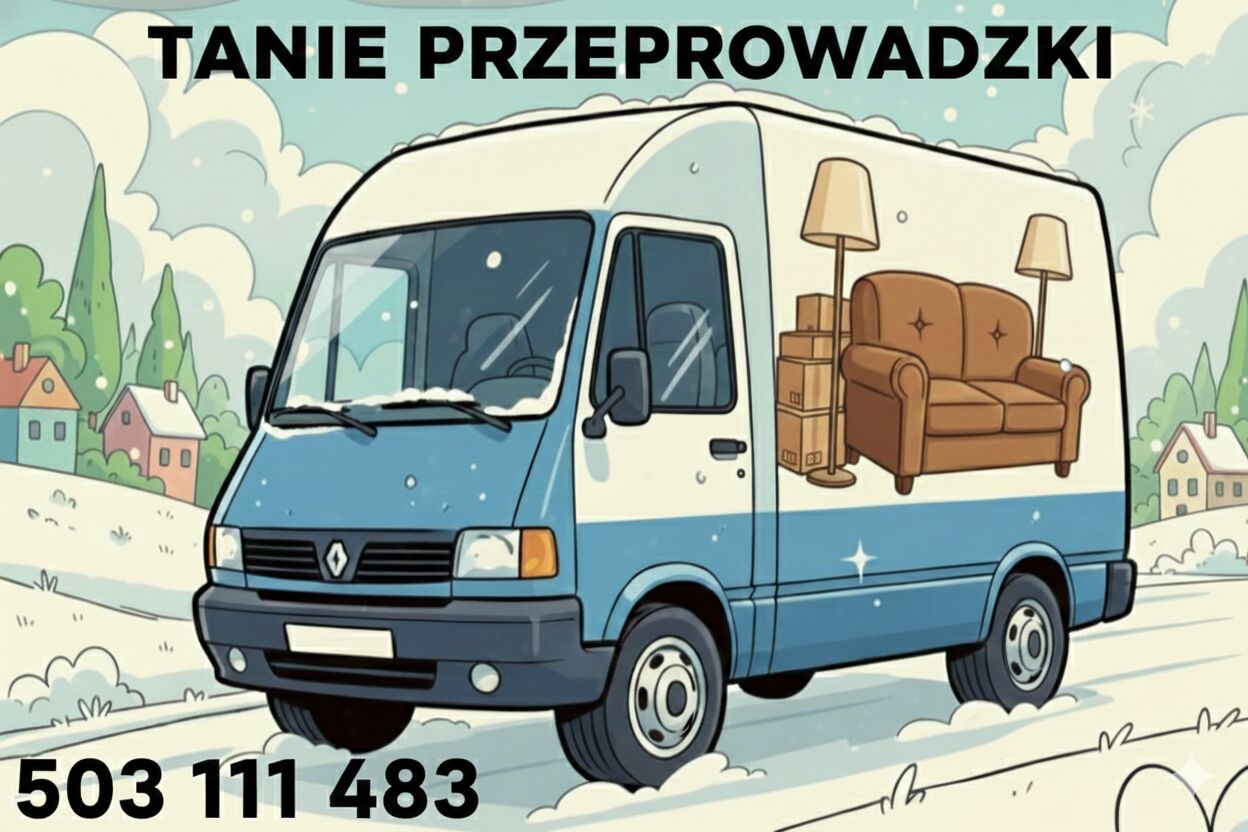 TRANSPORT MEBLI, AGD różnych rzeczy, przeprowadzki