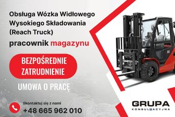 Obsługa Wózka Reach Truck/Pracownik Magazynu