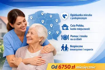 Zamów opiekę dla seniora 24h na dobę z zamieszkani
