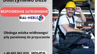 Obsługa wózka widłowego/piły panelowej CNC	