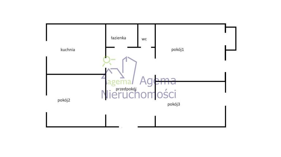 POPIEŁUSZKI, 48,0 m², TRZYPOKOJOWE, 380 000zł