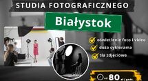Wynajem studia fotograficznego video Białystok