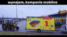 Reklama mobilna przyczepy reklamowe Białystok