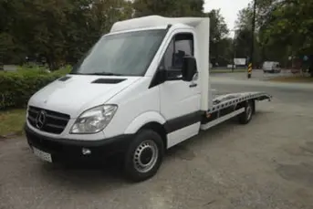 Transport autolawetą, odpalanie na kable