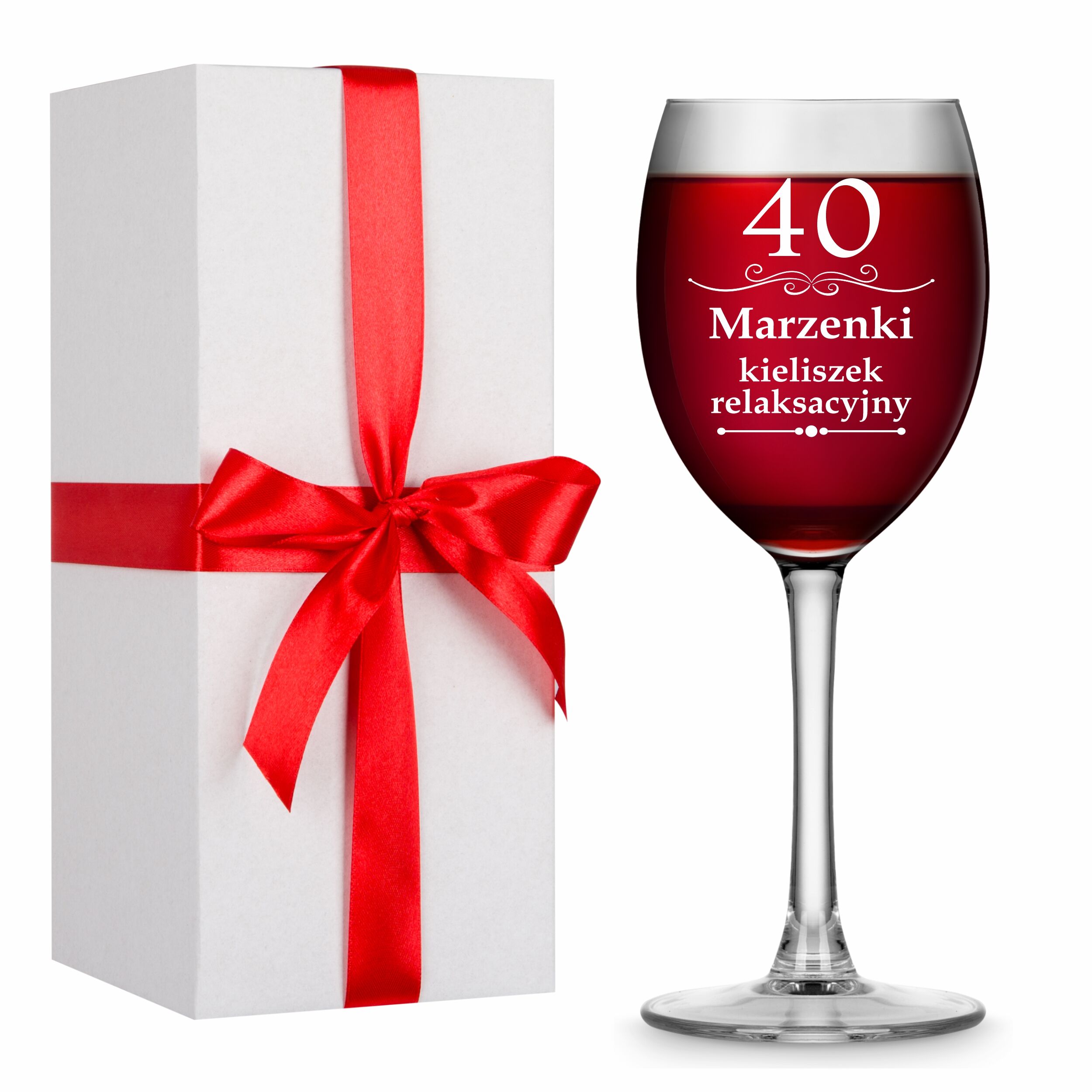 Kieliszek do wina z grawerem-Prezent na dzień kobiet