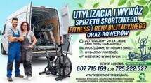 Utylizacja wywóz sprzętu sportowego fitness  