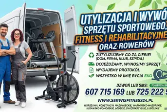 Utylizacja wywóz sprzętu sportowego fitness  