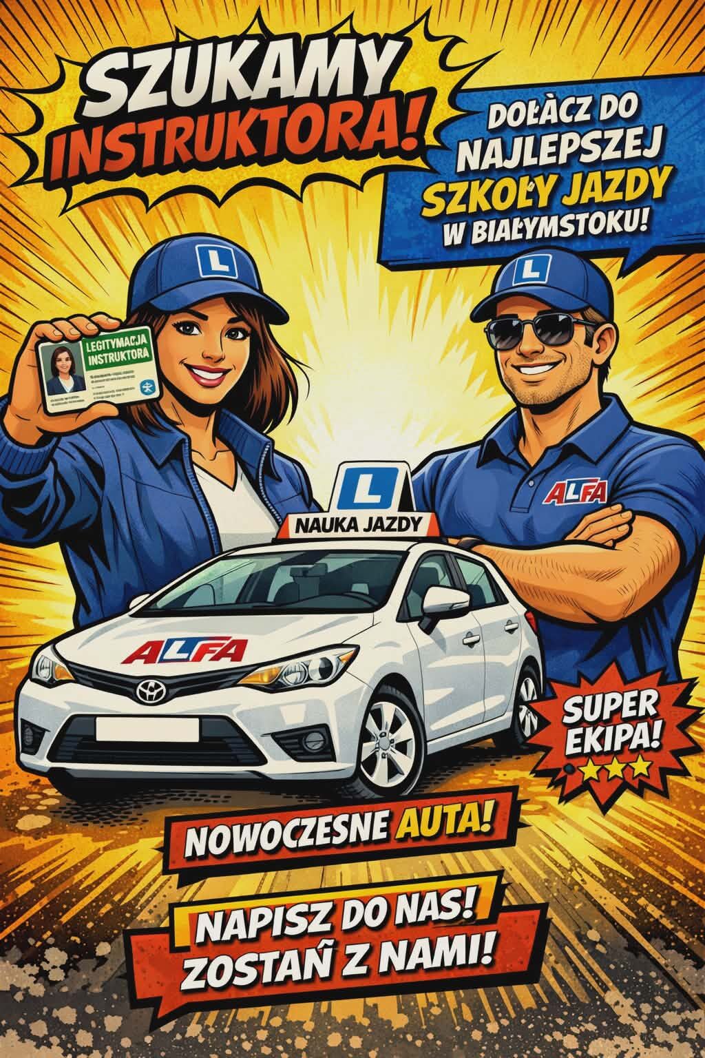 Instruktorka/Instruktor nauki jazdy kat. B