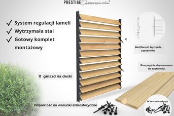 Zabudowa tarasu przed wiatrem