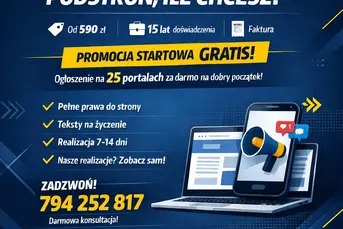Strona internetowa od 590 zł - płacisz za tyle pod
