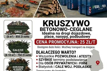 Kruszywo Betonowo-Ceglane & Wywóz Gruzu i Odpadów 