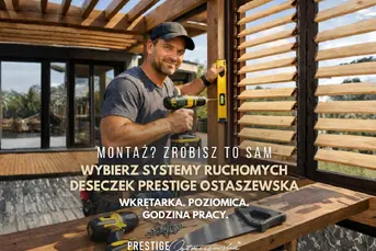 Zabudowa tarasu przed wiatrem, wzrokiem sąsiada 