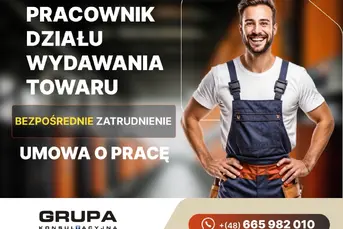Pracownik Działu Wydania Towaru